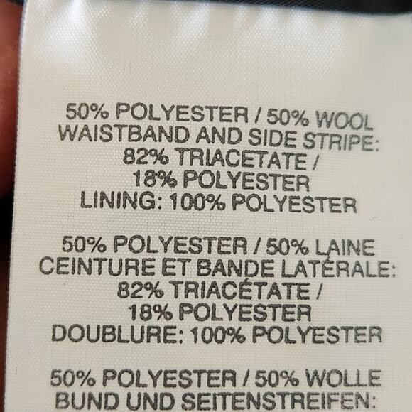 J.Crew Tuxedo Stripe Wool Wrap Pencil Skirt Women’s SZ 2 Black Fully Lined EUC - Picture 15 of 16